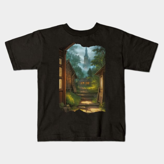 Barovia - The Good Ending Kids T-Shirt by CursedContent